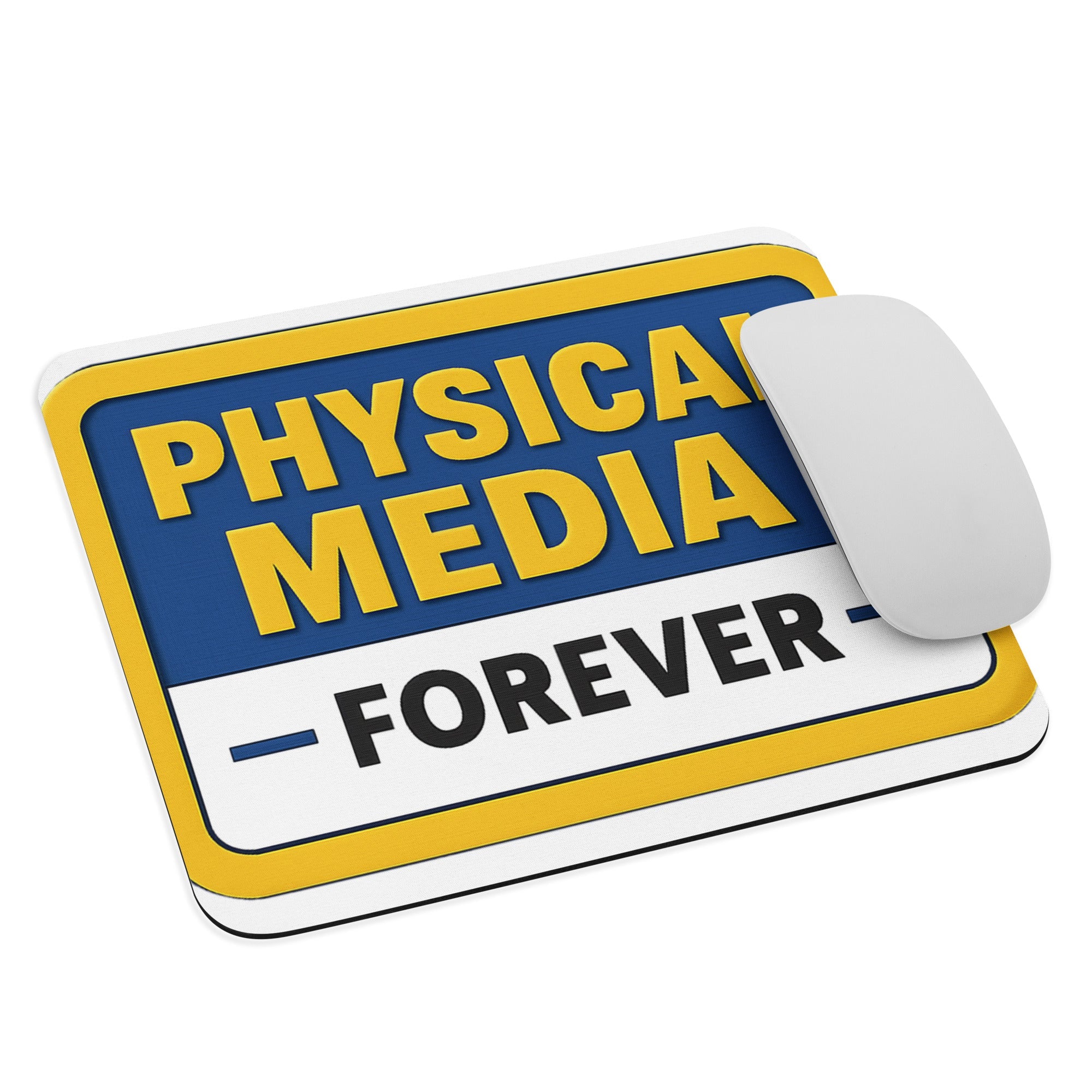 Physical Media Forever Mouse Pad! Video store rental card