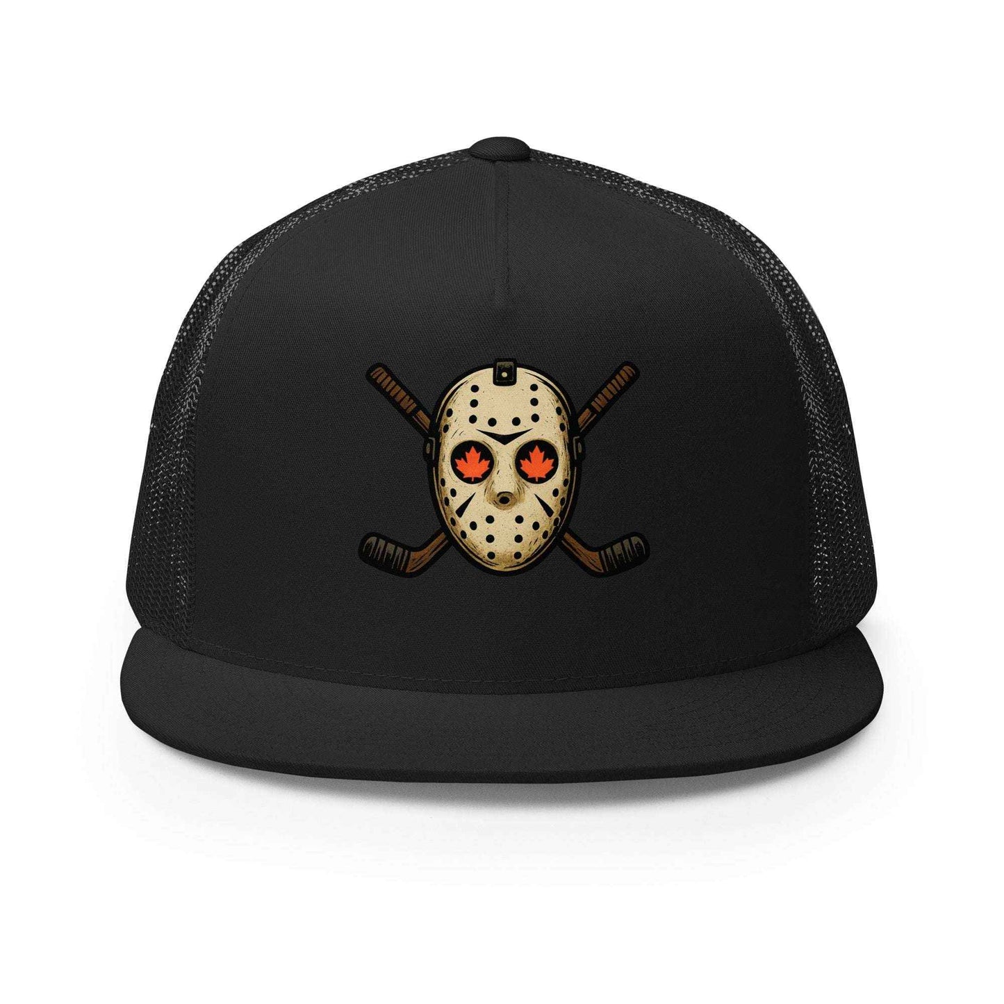 Hockey Mask Haunt Trucker Cap