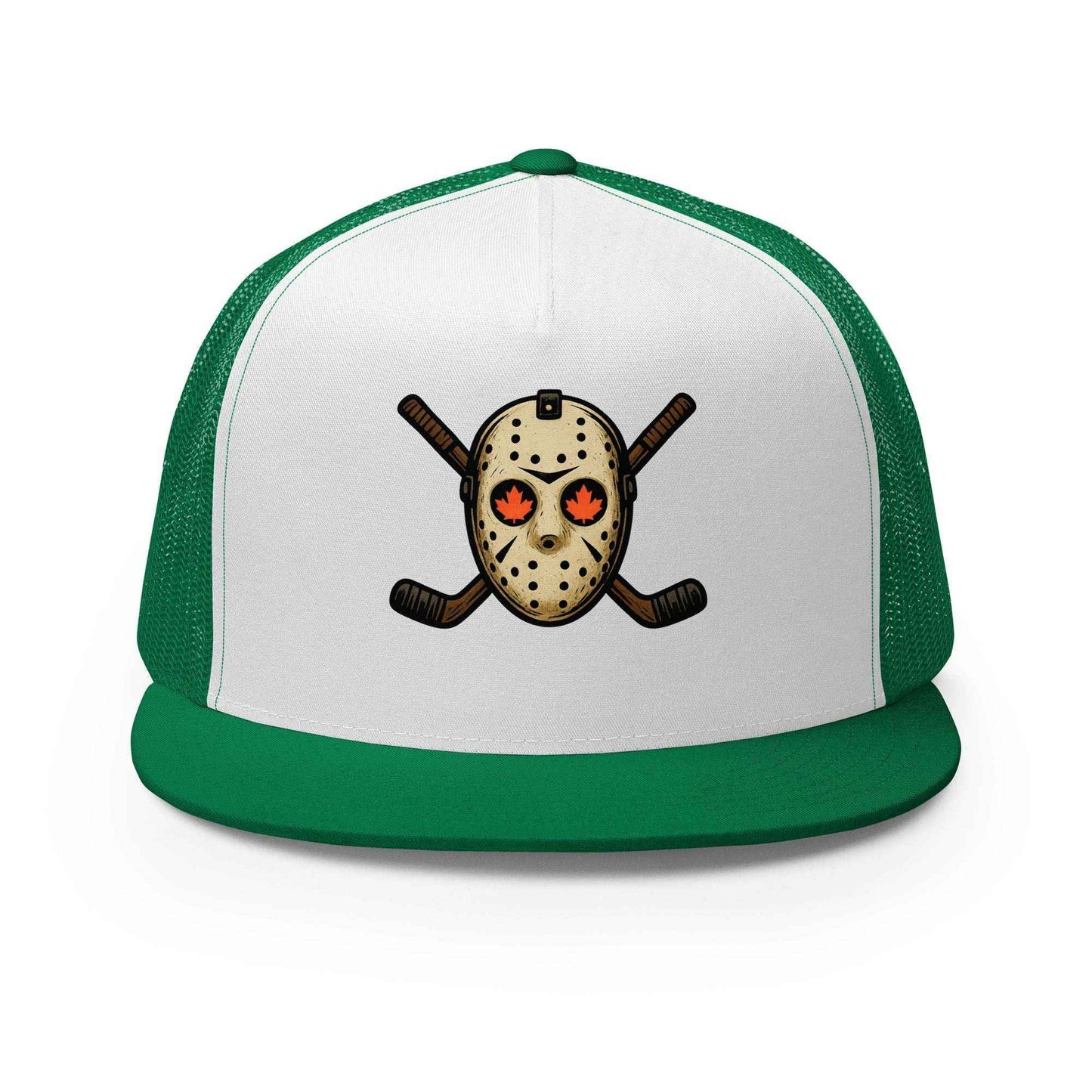 Hockey Mask Haunt Trucker Cap