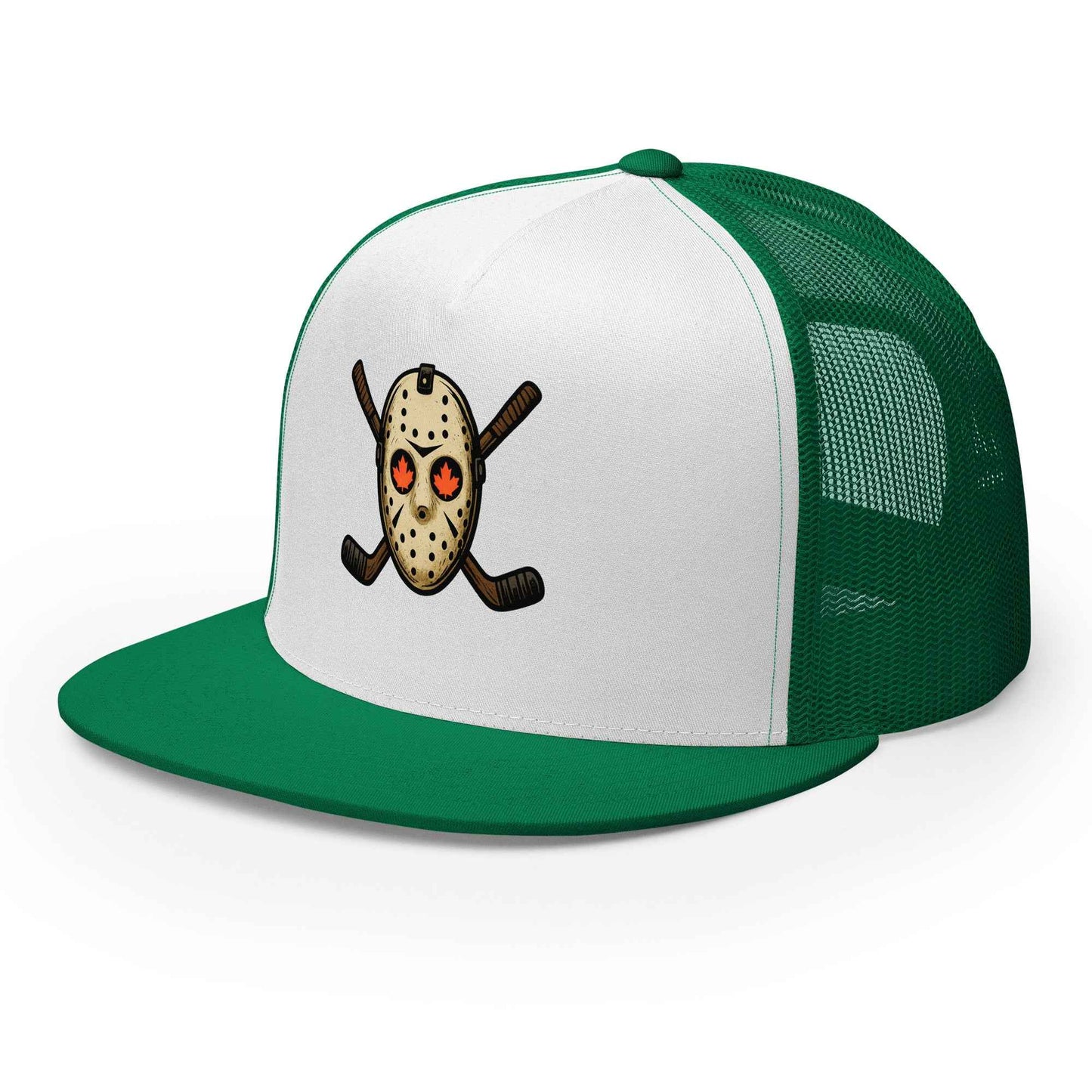 Hockey Mask Haunt Trucker Cap