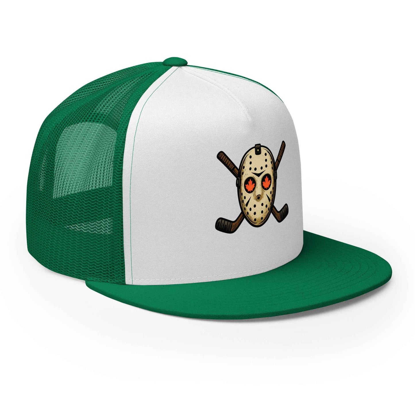Hockey Mask Haunt Trucker Cap