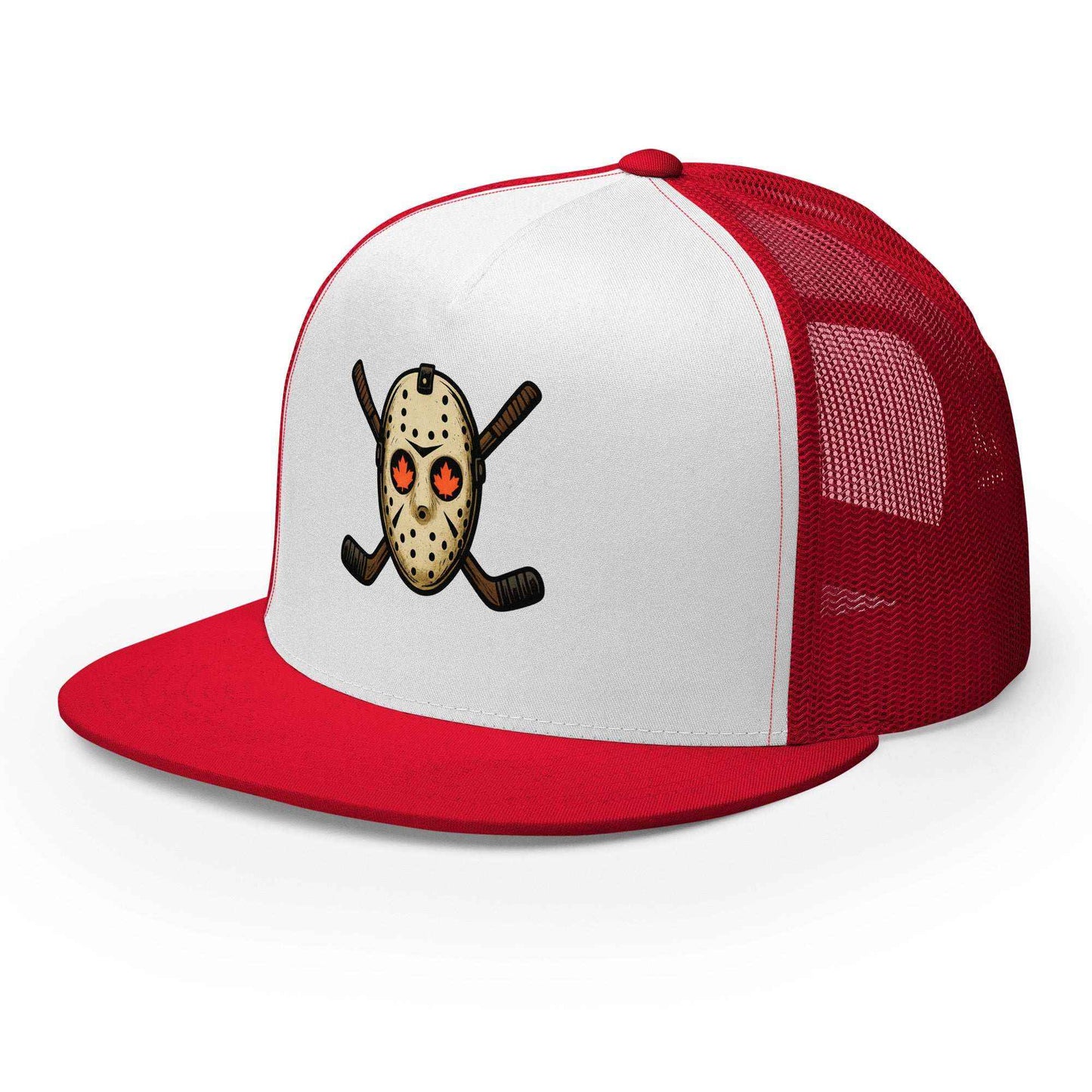 Hockey Mask Haunt Trucker Cap