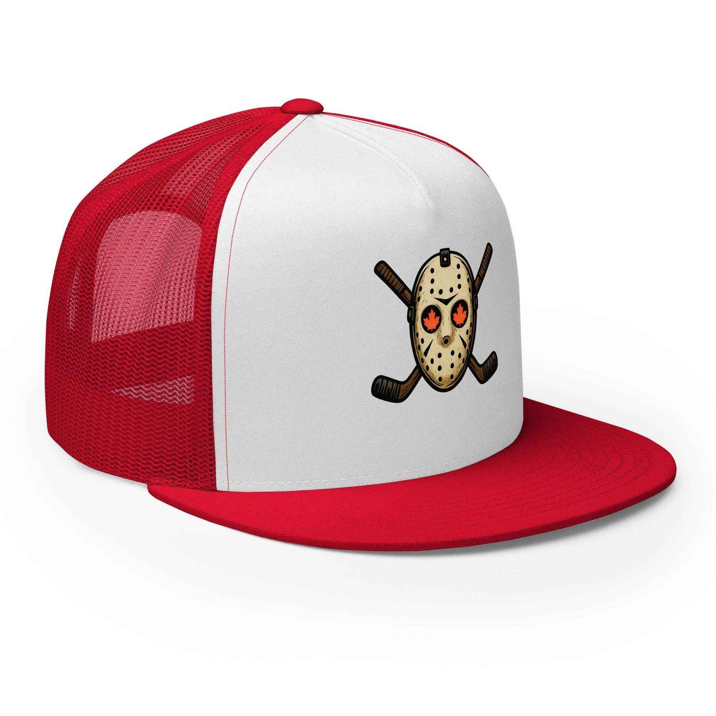 Hockey Mask Haunt Trucker Cap