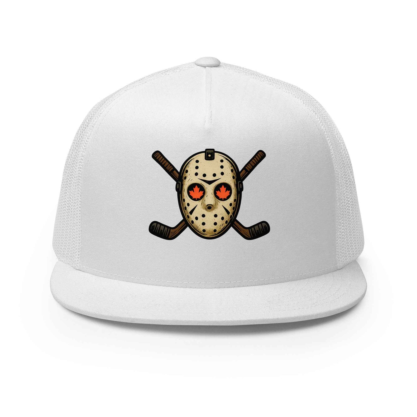 Hockey Mask Haunt Trucker Cap