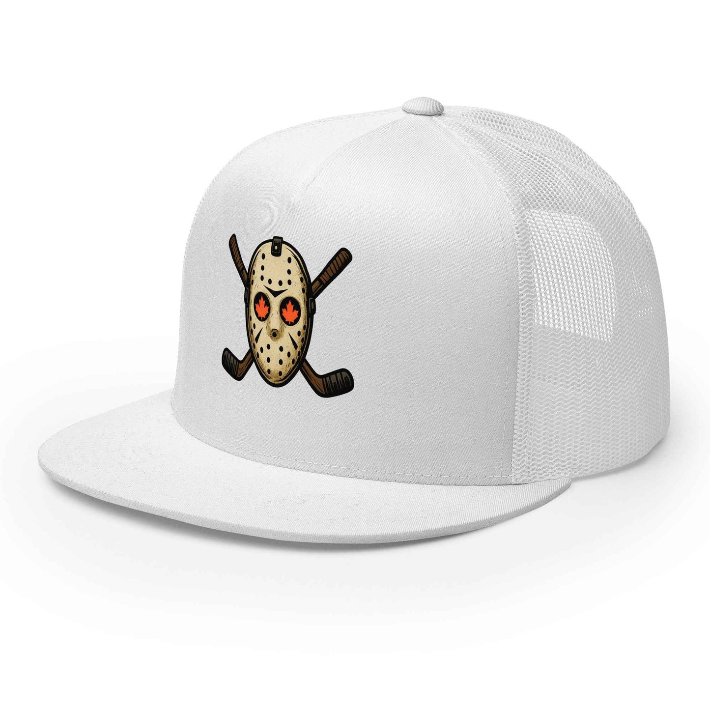 Hockey Mask Haunt Trucker Cap
