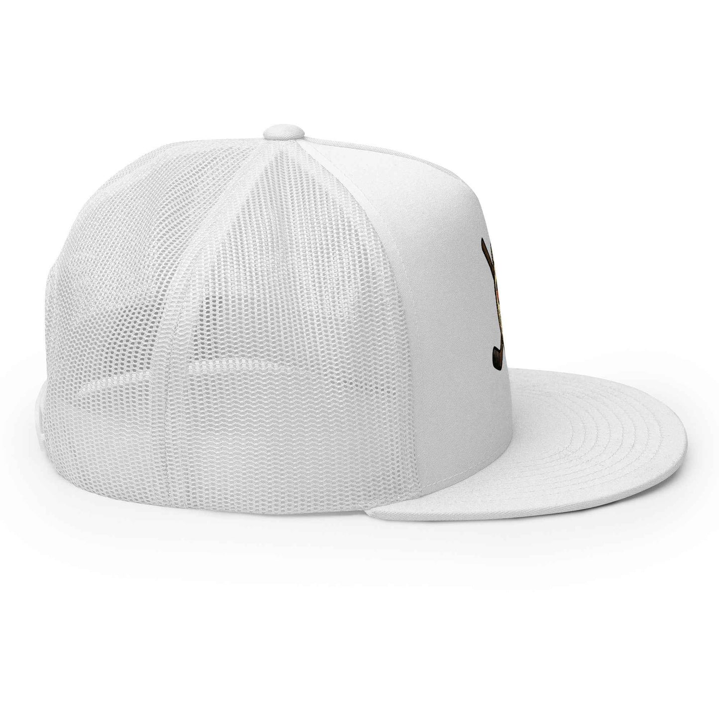 Hockey Mask Haunt Trucker Cap