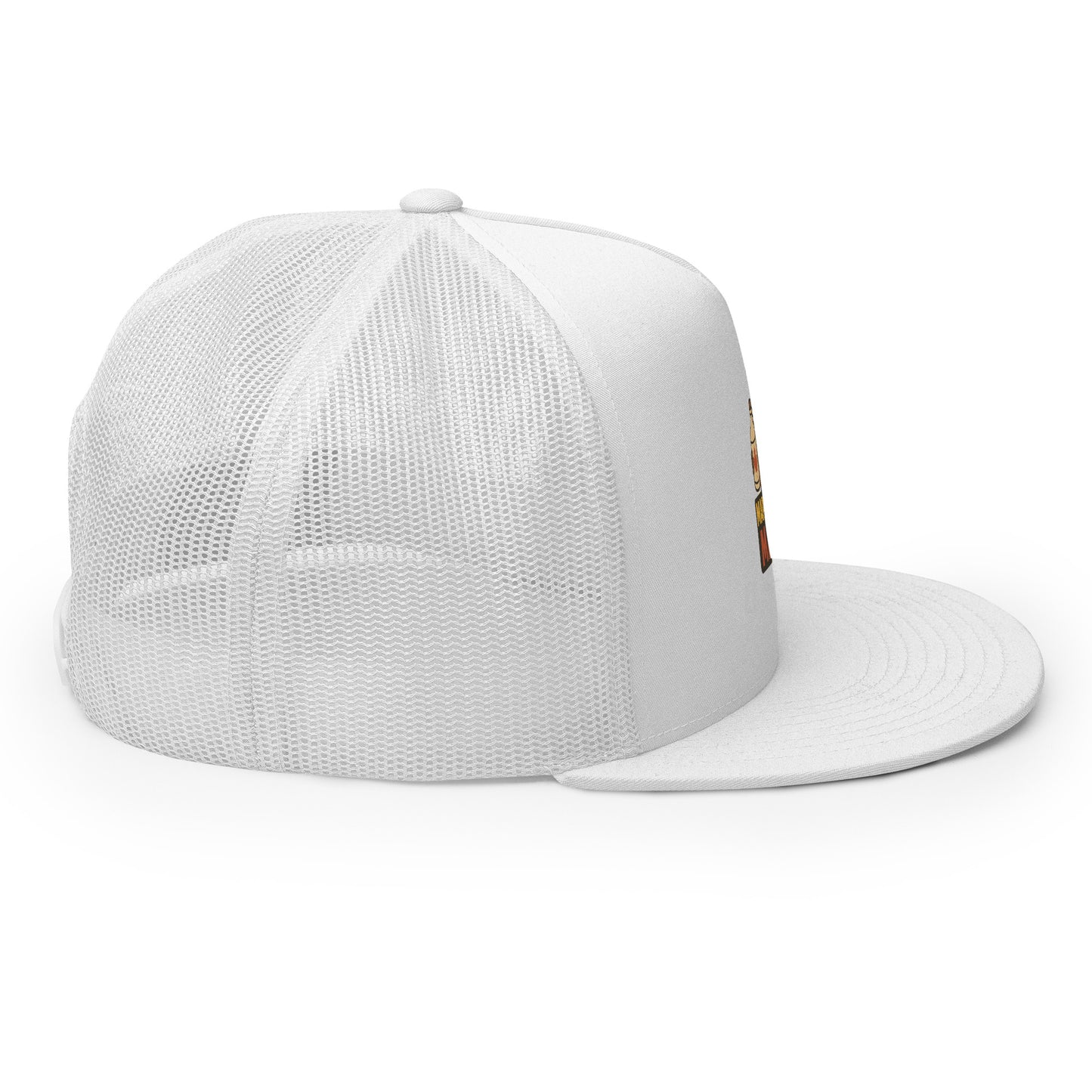 Maple Syrup Mafia Trucker Cap from Rare Plus Apparel – unique movie & pop culture inspired design.