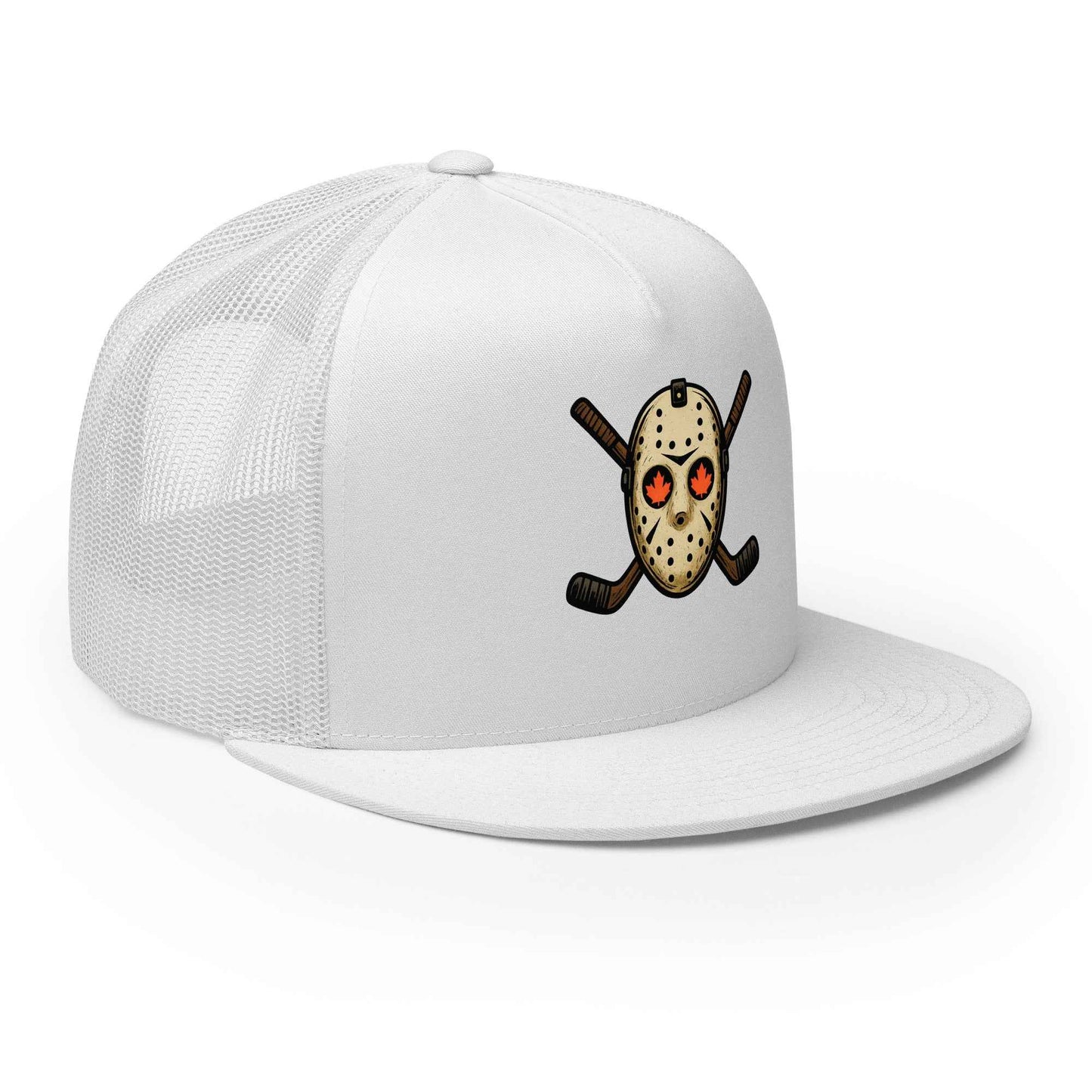 Hockey Mask Haunt Trucker Cap