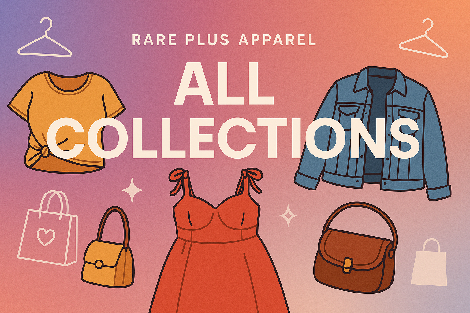 Rare Plus Apparel! All Collections Header Image