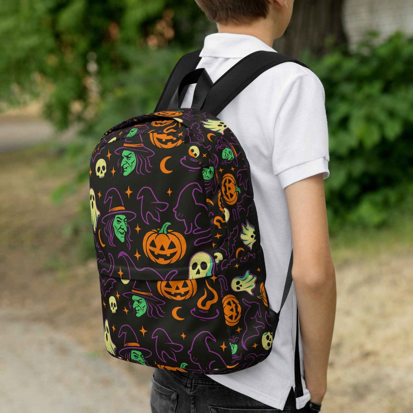 Haunted Halloween Havoc 80s Icon All-Over Print Backpack