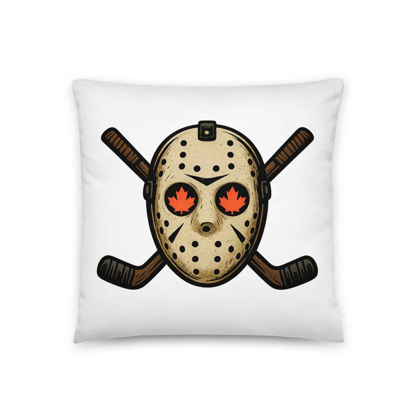 Hockey Mask Haunt Basic Pillow