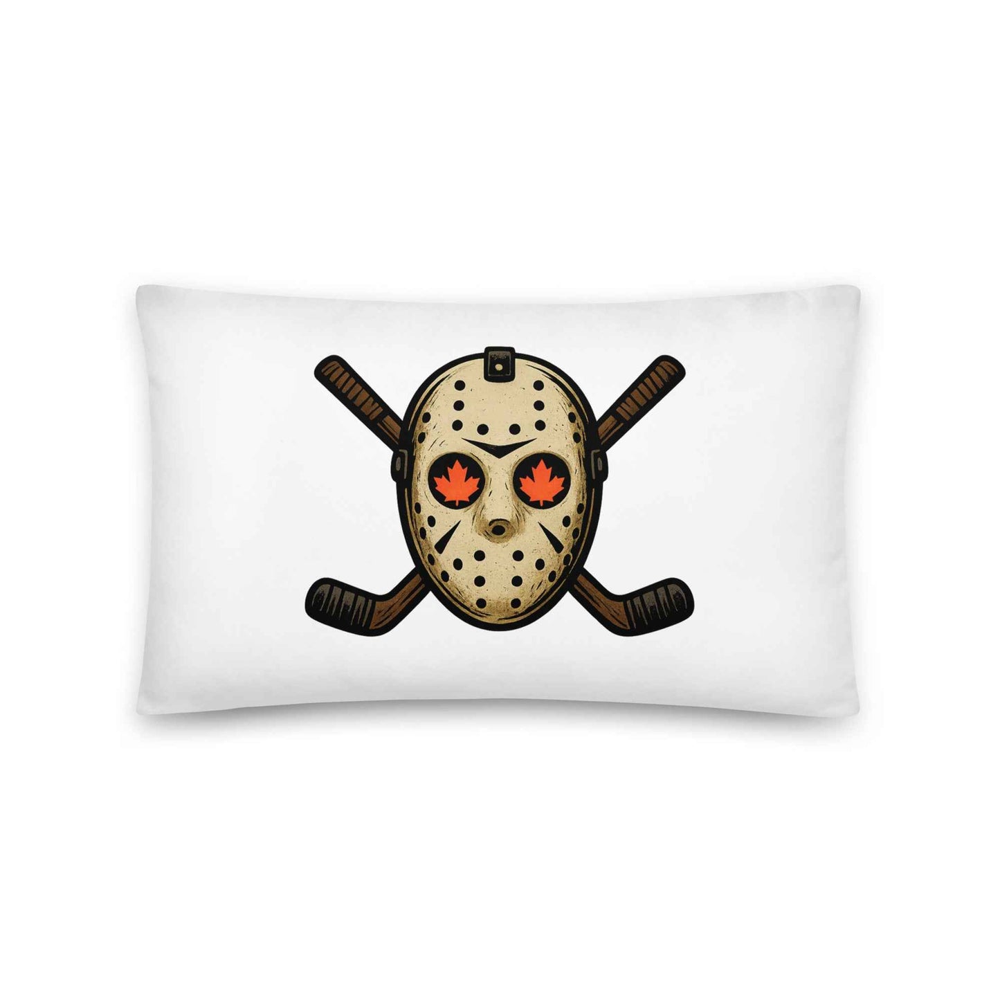 Hockey Mask Haunt Basic Pillow