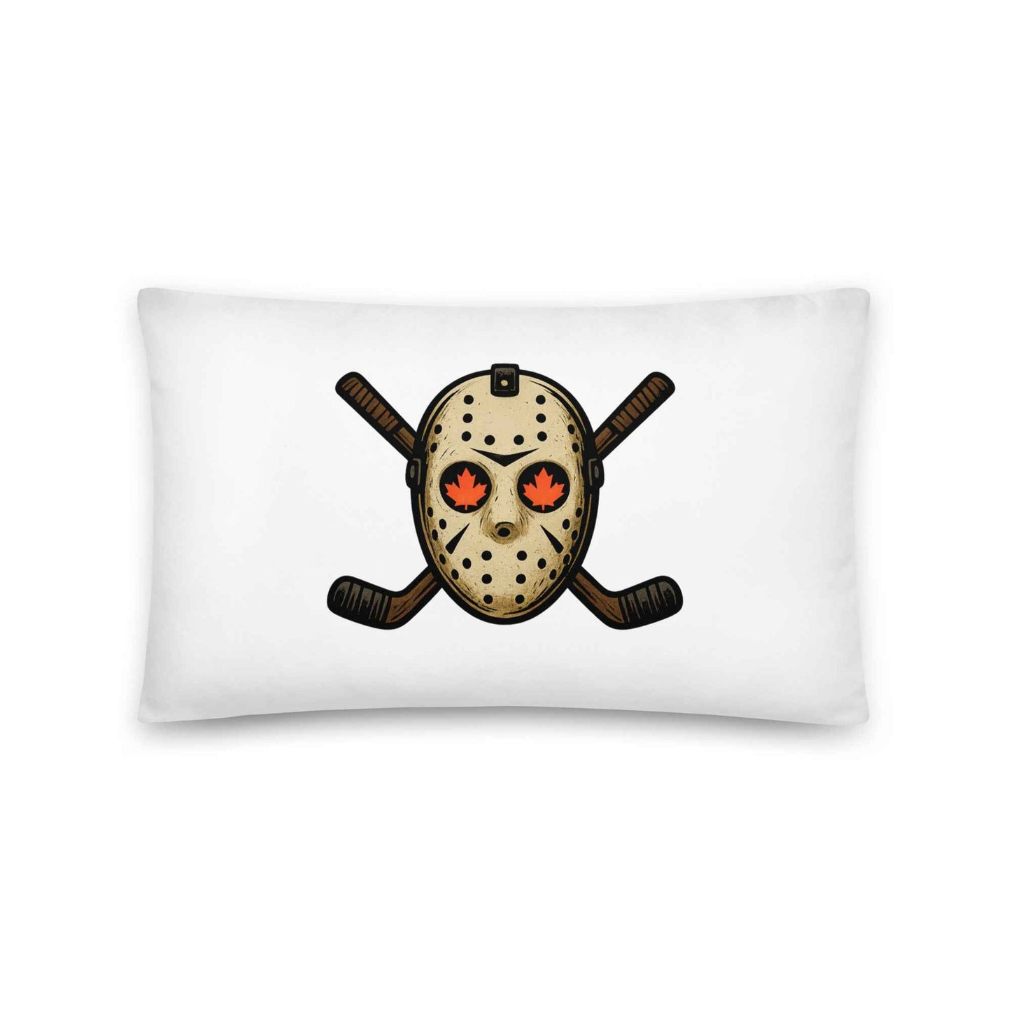 Hockey Mask Haunt Basic Pillow