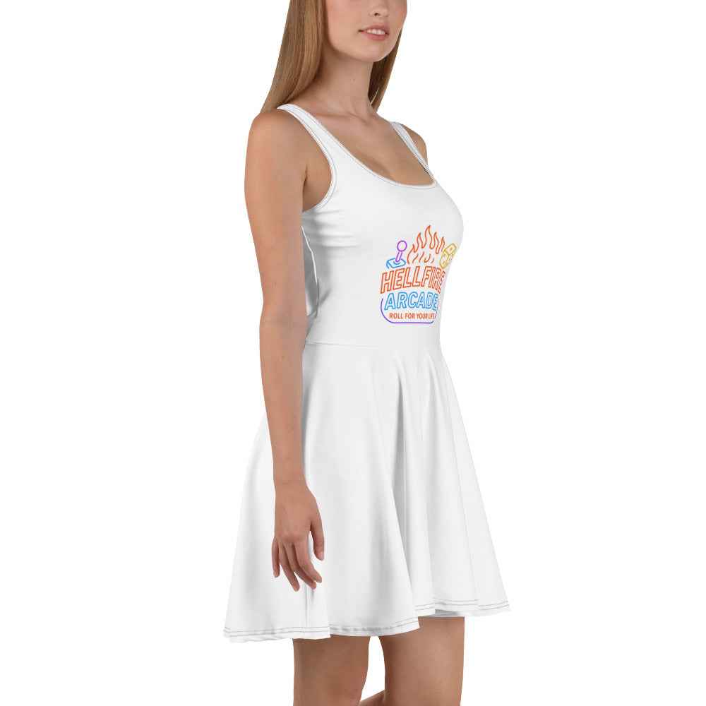 Hellfire Arcade — Hawkins’ Premier Gaming Den Skater Dress