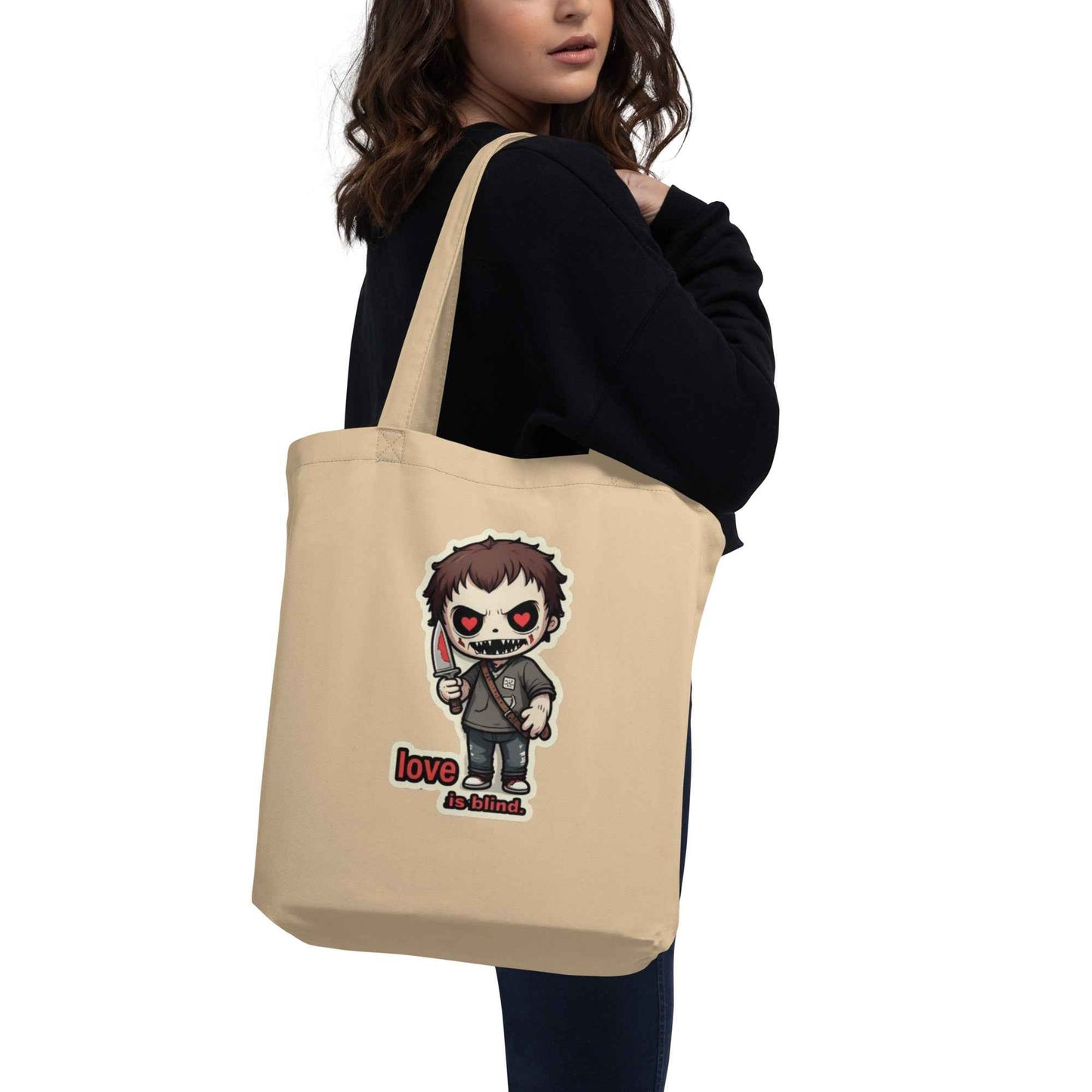Heart Eyes Love is Blind (Design 1 and 2) Eco Tote Bag
