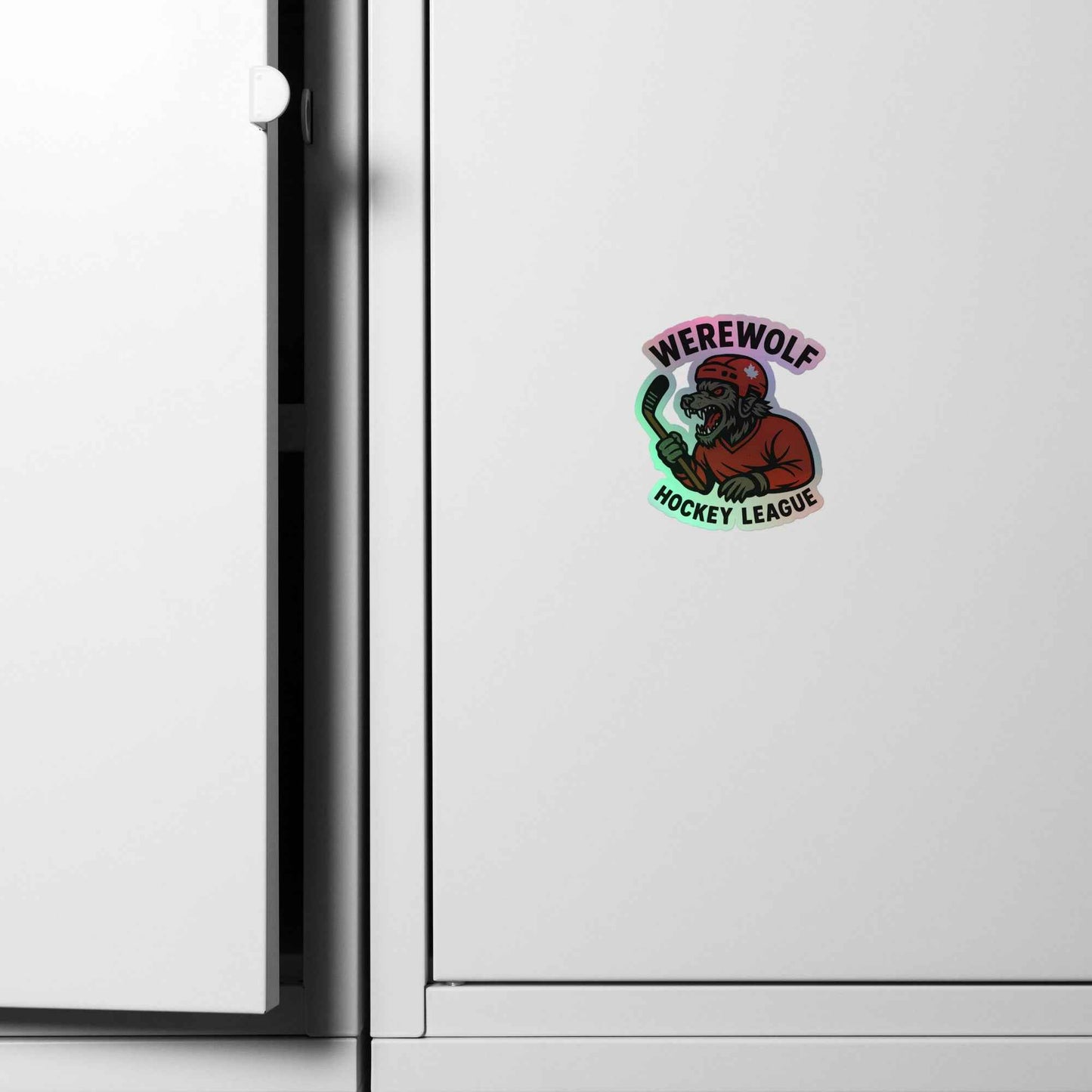Werewolf Hockey League: Holographic stickers