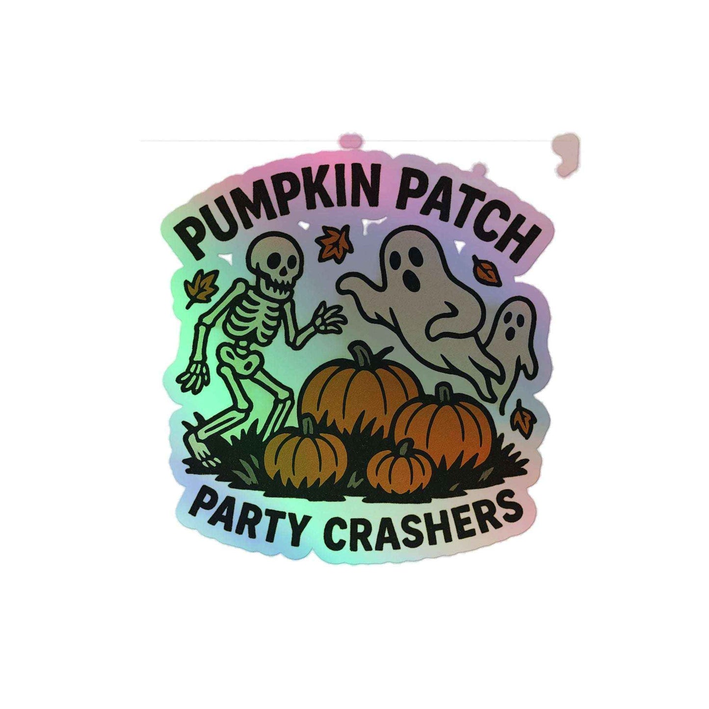 Pumpkin Patch Party Crashers: Holographic stickers