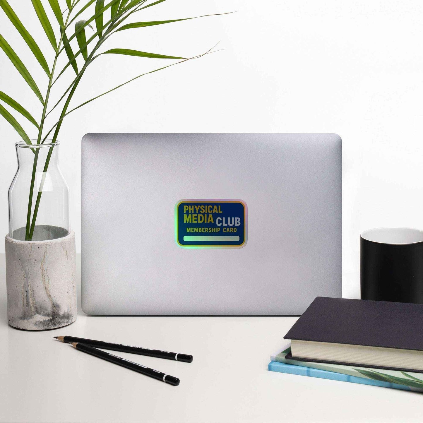Physical Media Club Holographic stickers