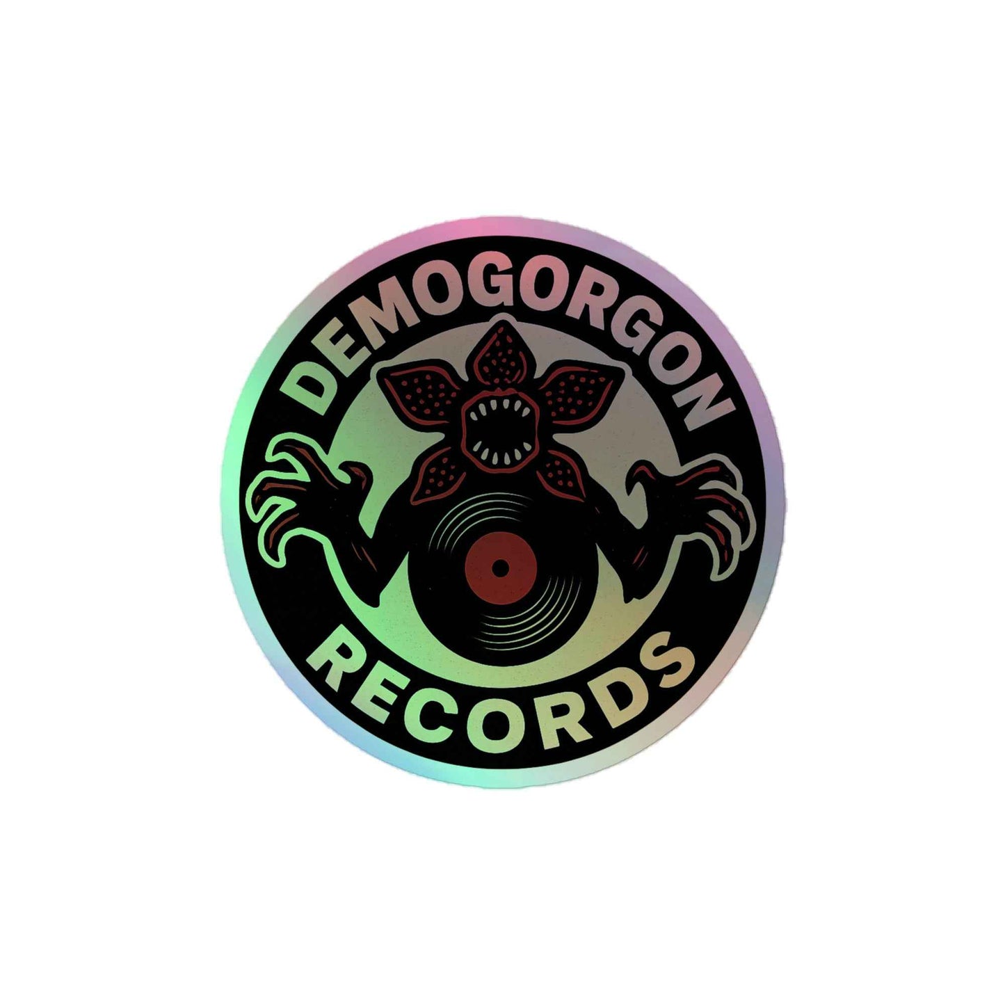 Demogorgon Records Holographic stickers