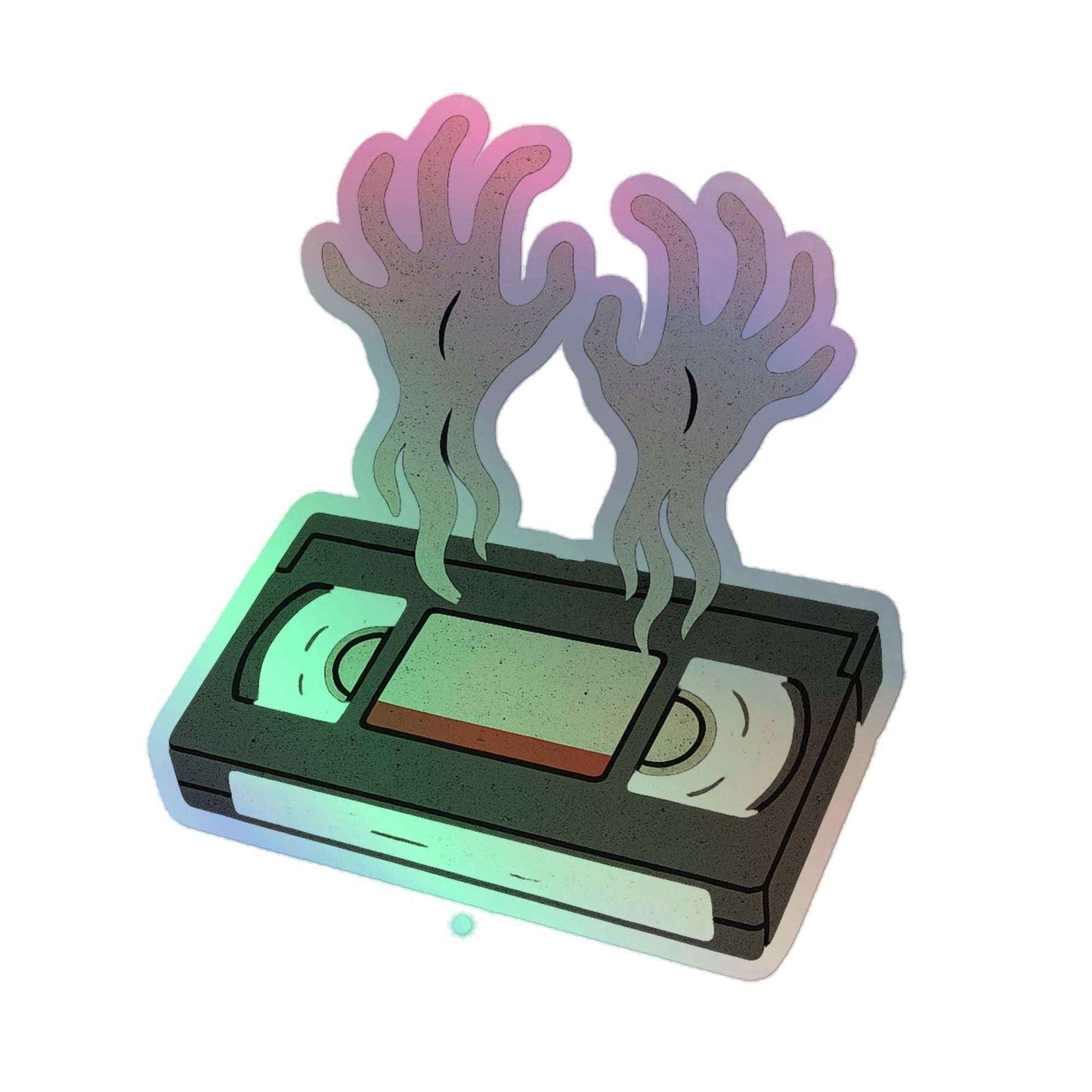 Cursed Media Holographic stickers