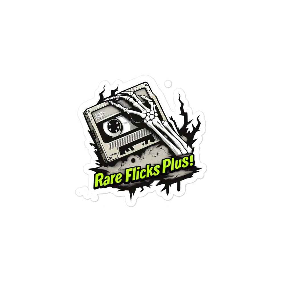 Rare Flicks Plus! Classic Logo Bubble-free stickers