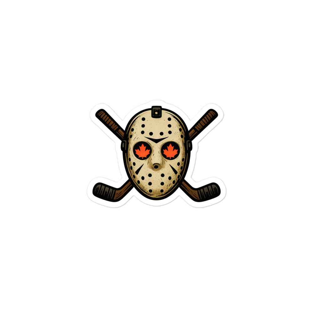 Hockey Mask Haunt Bubble-free stickers