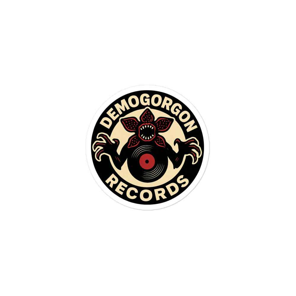 Demogorgon Records Bubble-free stickers