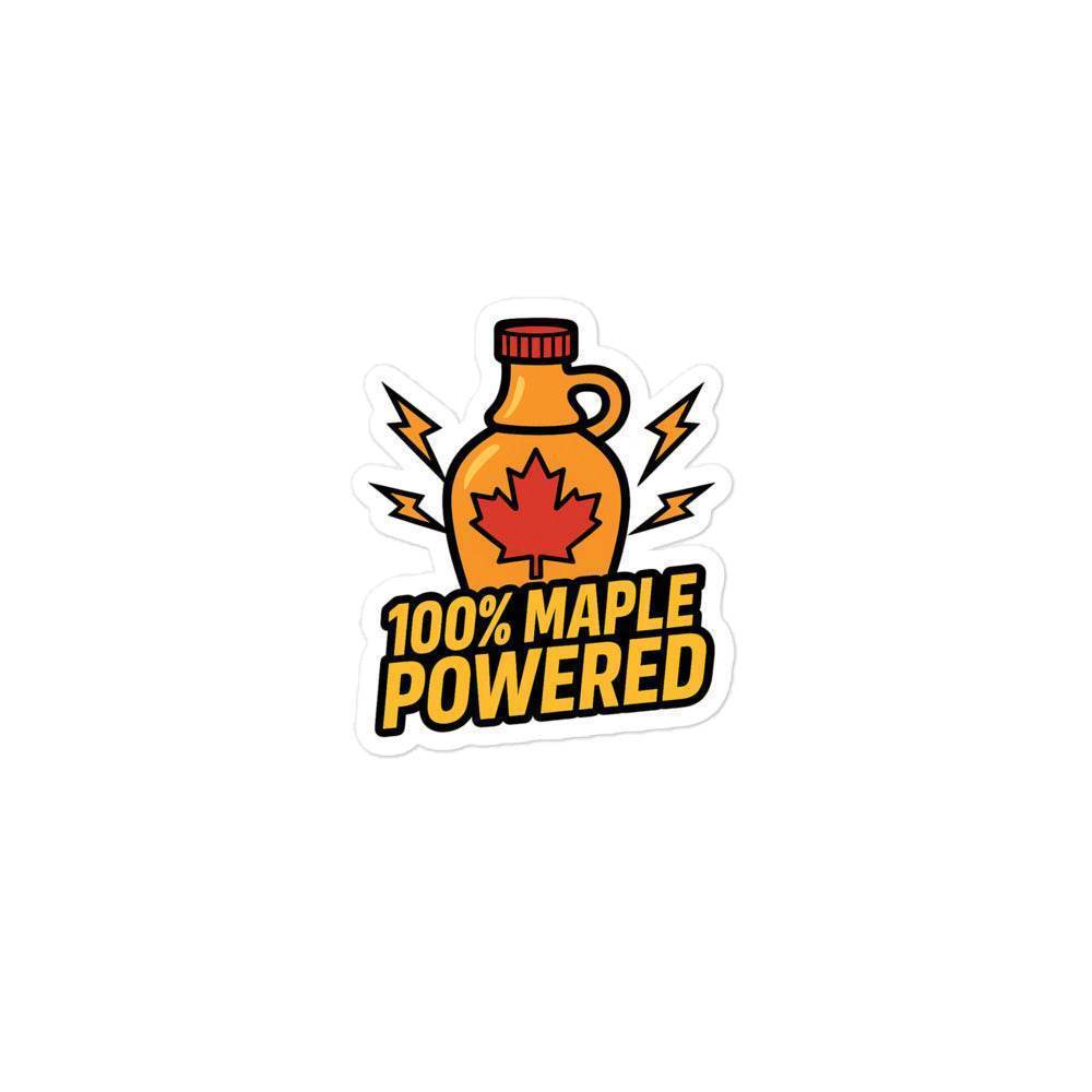 100% Maple Powered Bubble-free stickers from Rare Plus Apparel – unique movie & pop culture inspired design.