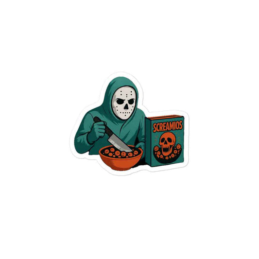 Cereal Killer – Morning Slasher Club Bubble-free stickers