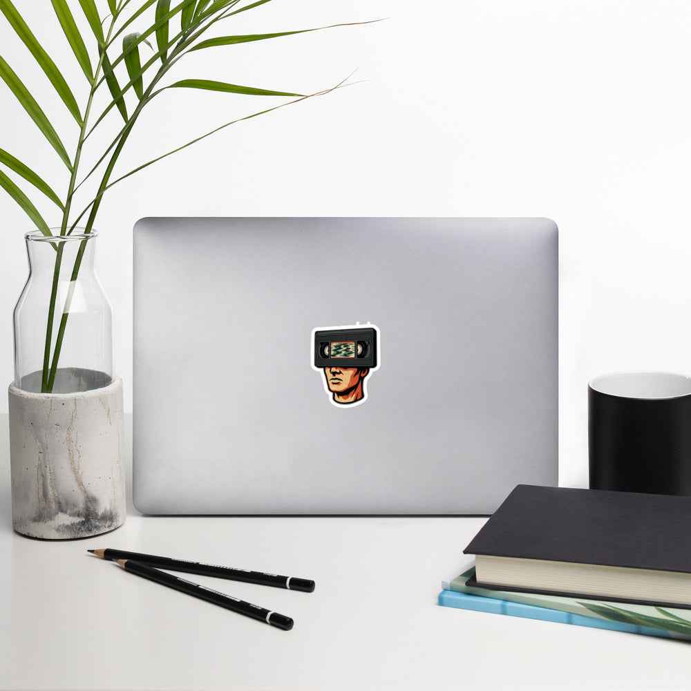 Tape Head VHS Retro Design: Bubble-free stickers