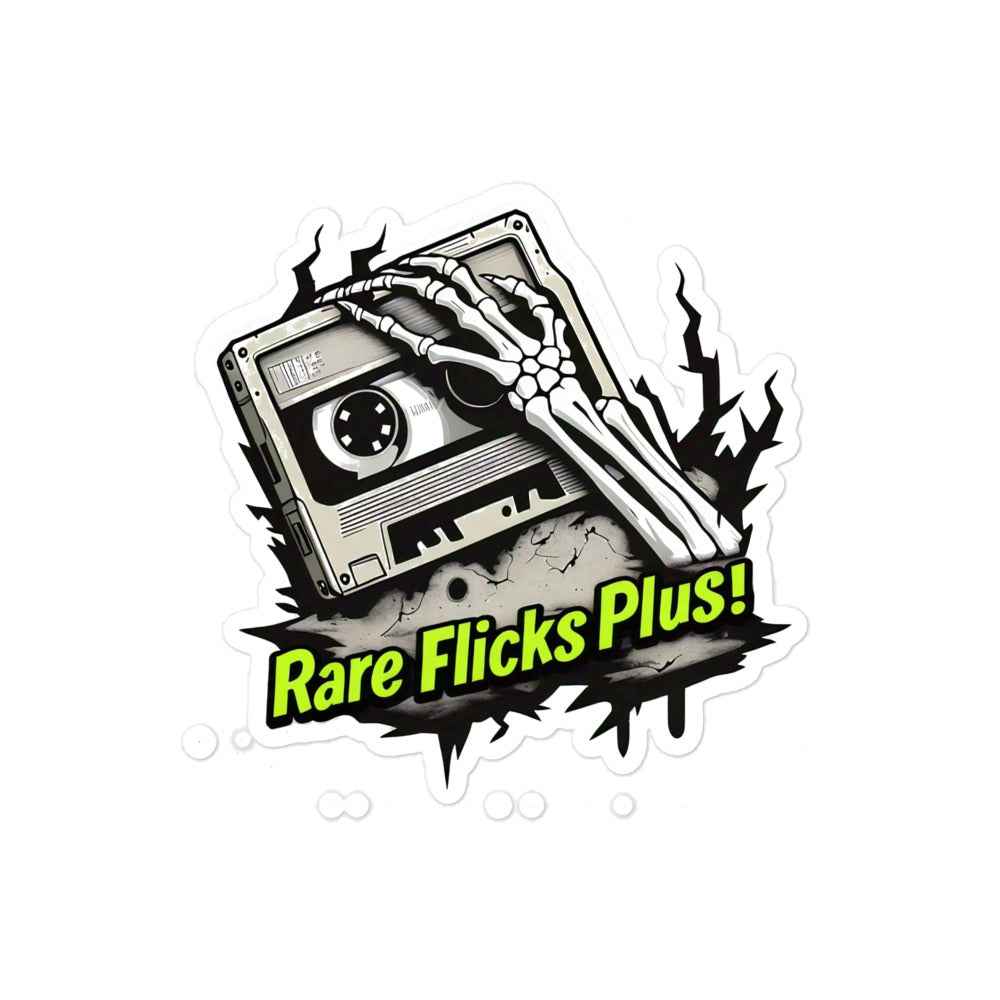 Rare Flicks Plus! Classic Logo Bubble-free stickers