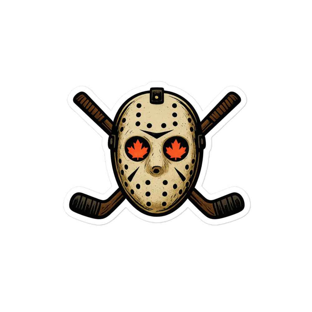 Hockey Mask Haunt Bubble-free stickers