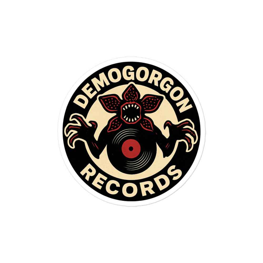 Demogorgon Records Bubble-free stickers