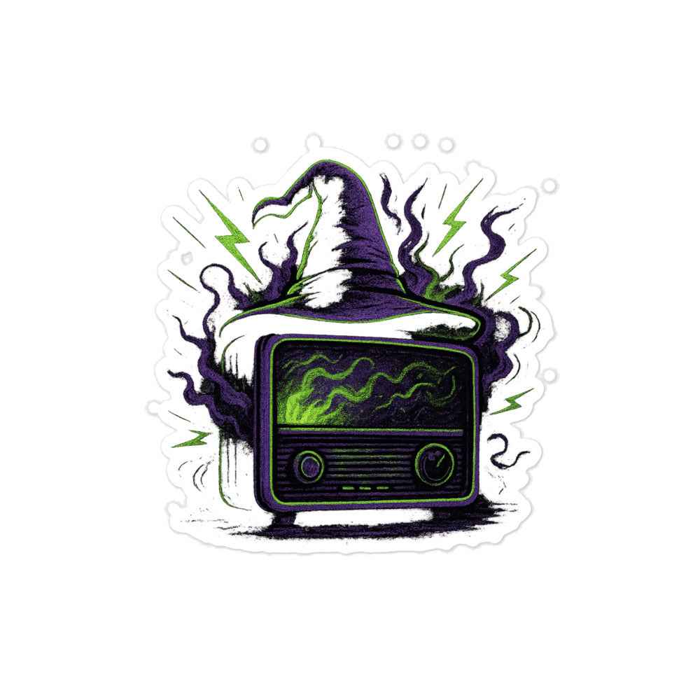 “Witching Hour Radio” Spells, Static & Screams Bubble-free stickers