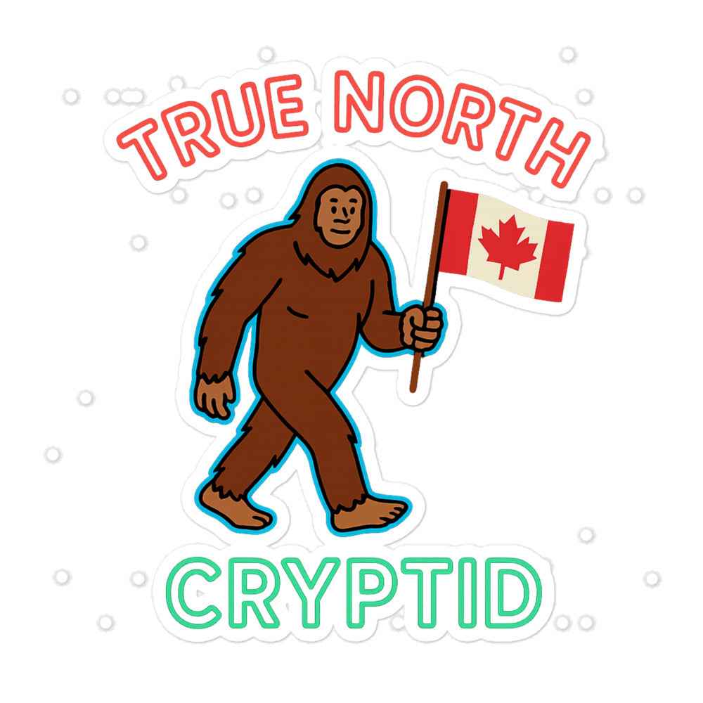 True North Cryptid Bubble-free stickers