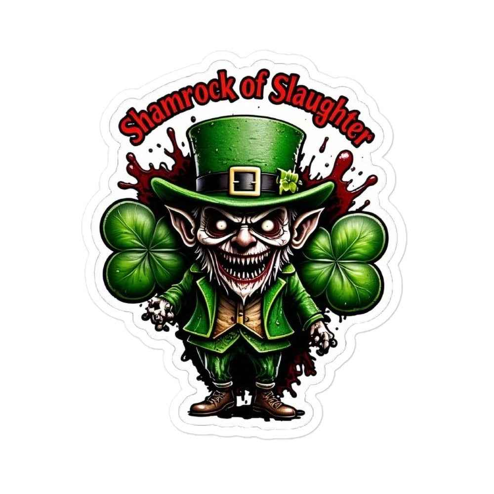 Shamrock of Slaughte Bubble-free stickers
