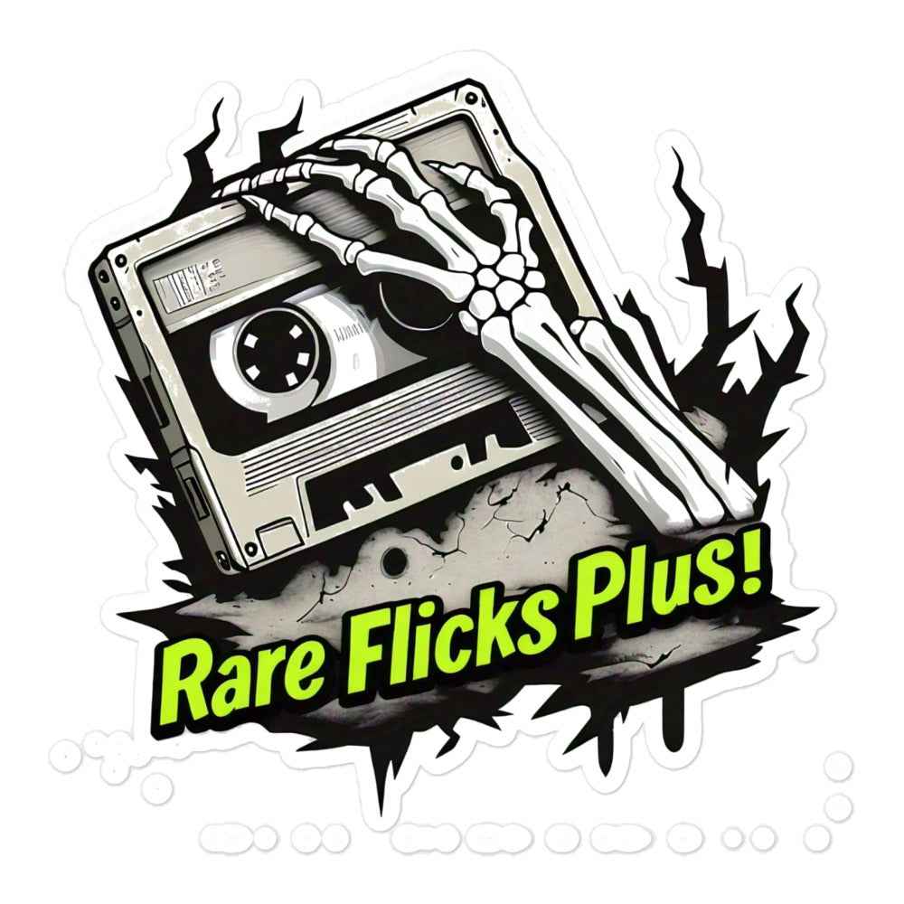 Rare Flicks Plus! Classic Logo Bubble-free stickers