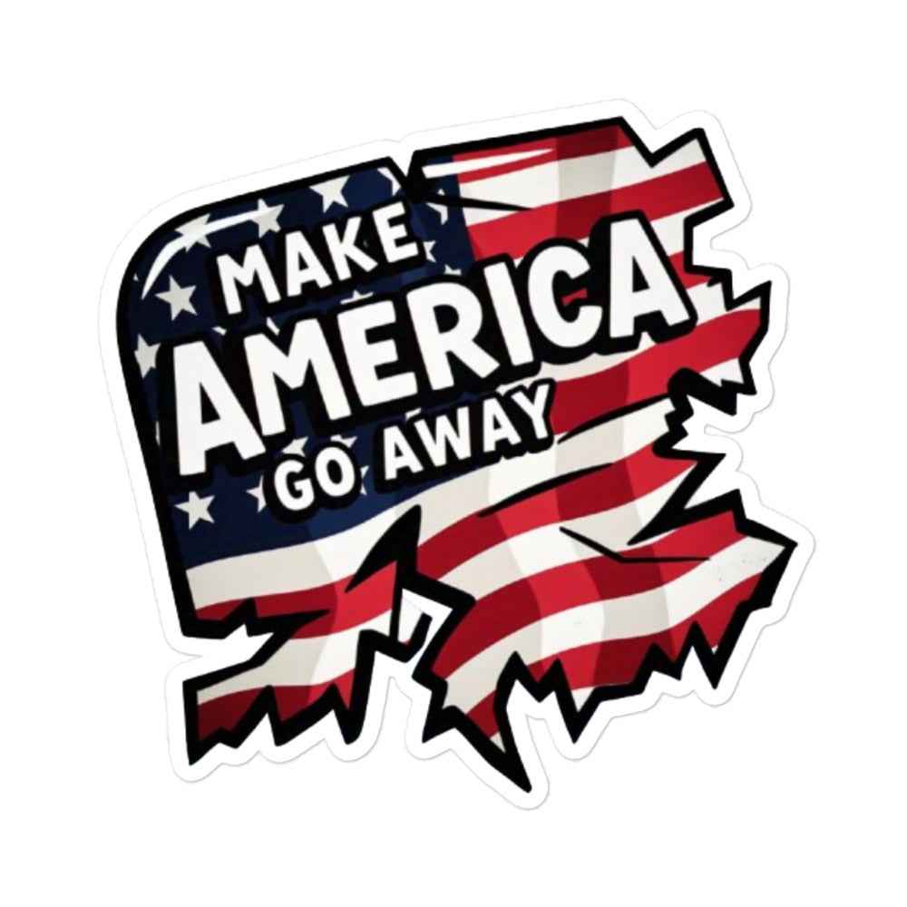 MAGA “Make America Go Away” Bubble-free stickers