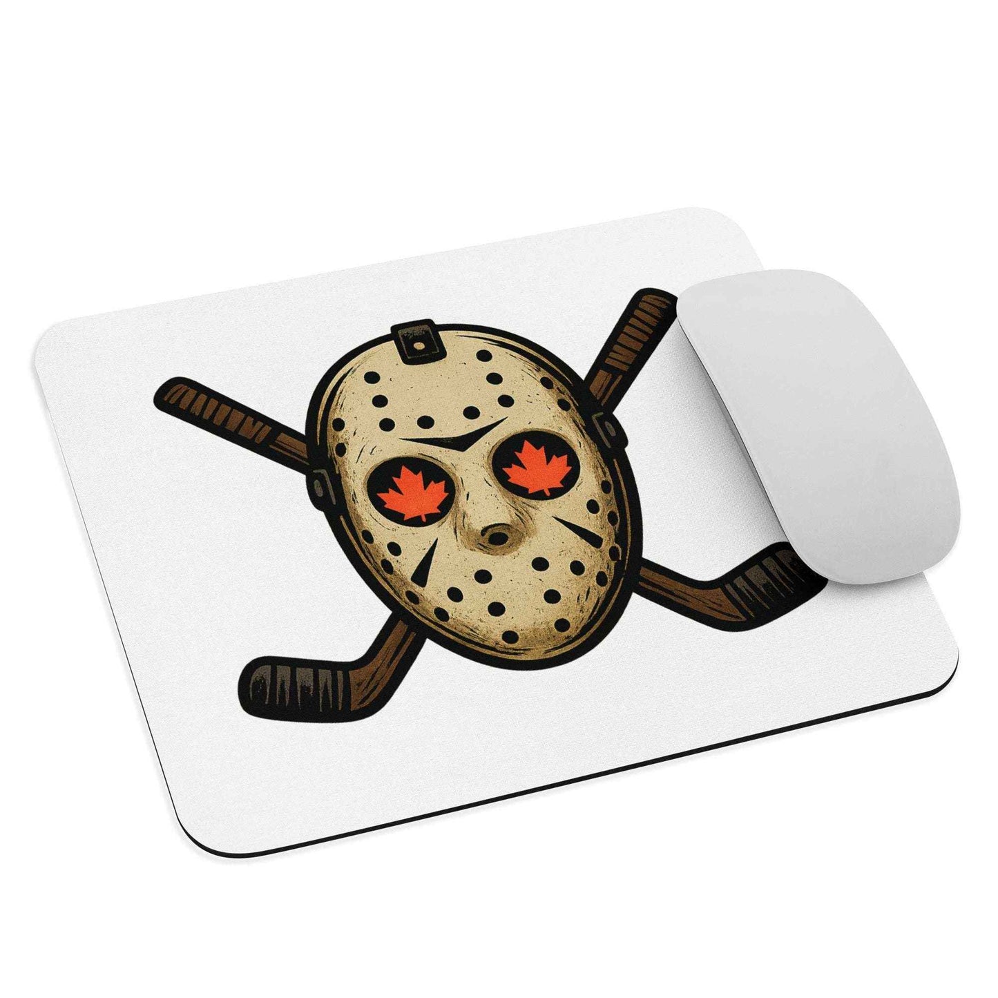 Hockey Mask Haunt Mouse pad