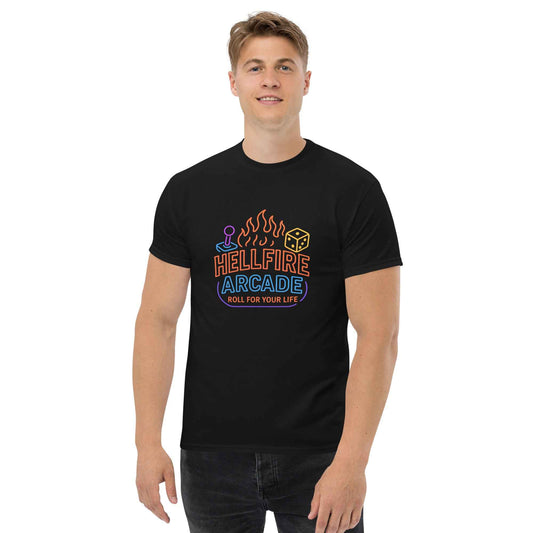 Hellfire Arcade — Hawkins’ Premier Gaming Den Unisex classic tee