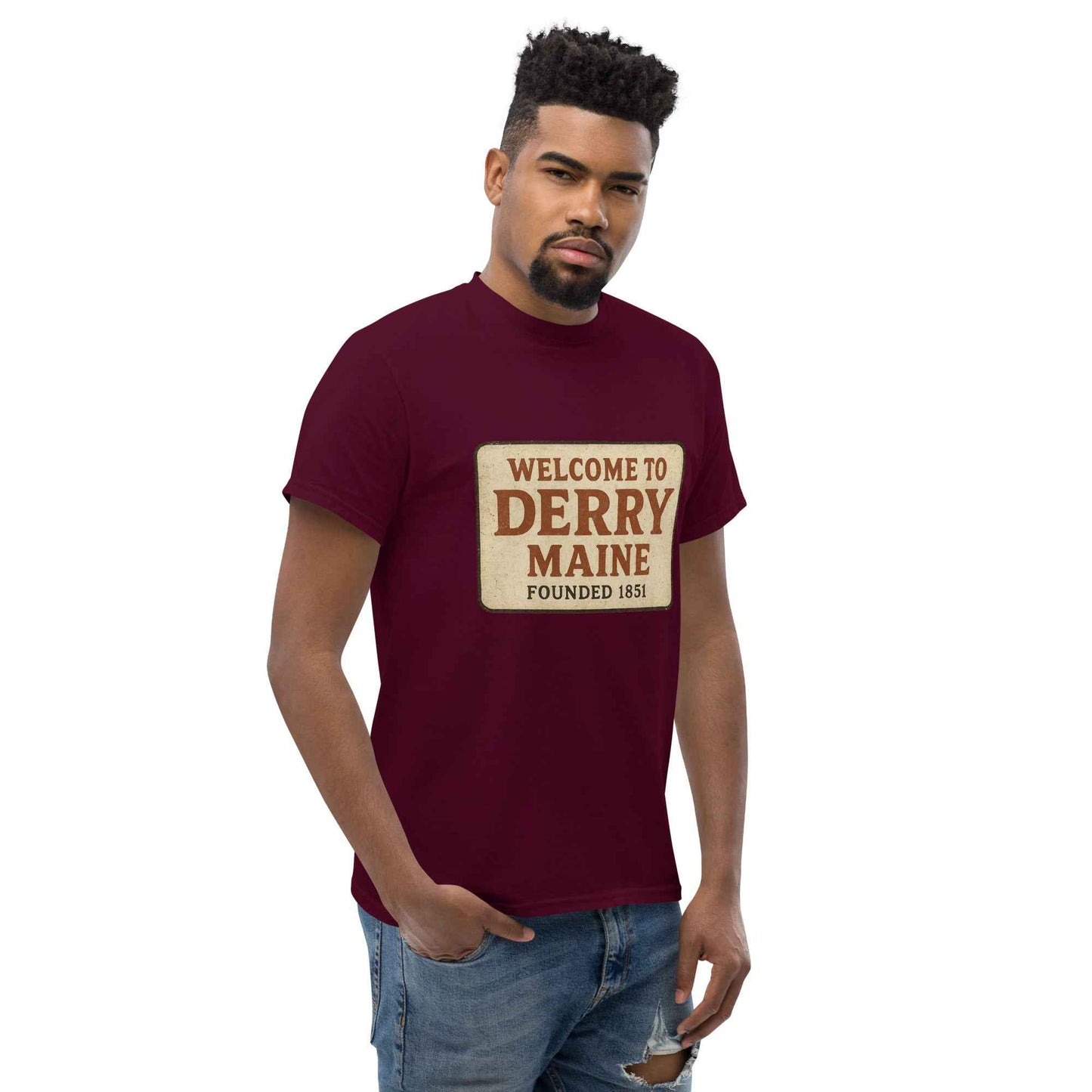 Welcome to Derry, Maine: Founded 1851 - Unisex classic tee