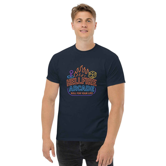 Hellfire Arcade — Hawkins’ Premier Gaming Den Unisex classic tee