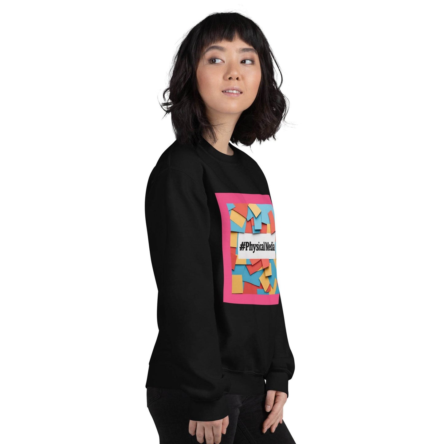 #PhysicalMedia Unisex Sweatshirt - Rare Plus Apparel!