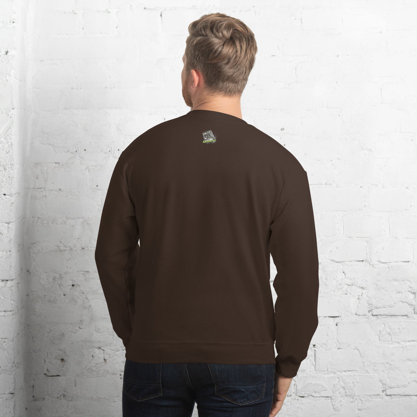 Demogorgon Records Unisex Sweatshirt from Rare Plus Apparel – unique movie & pop culture inspired design.