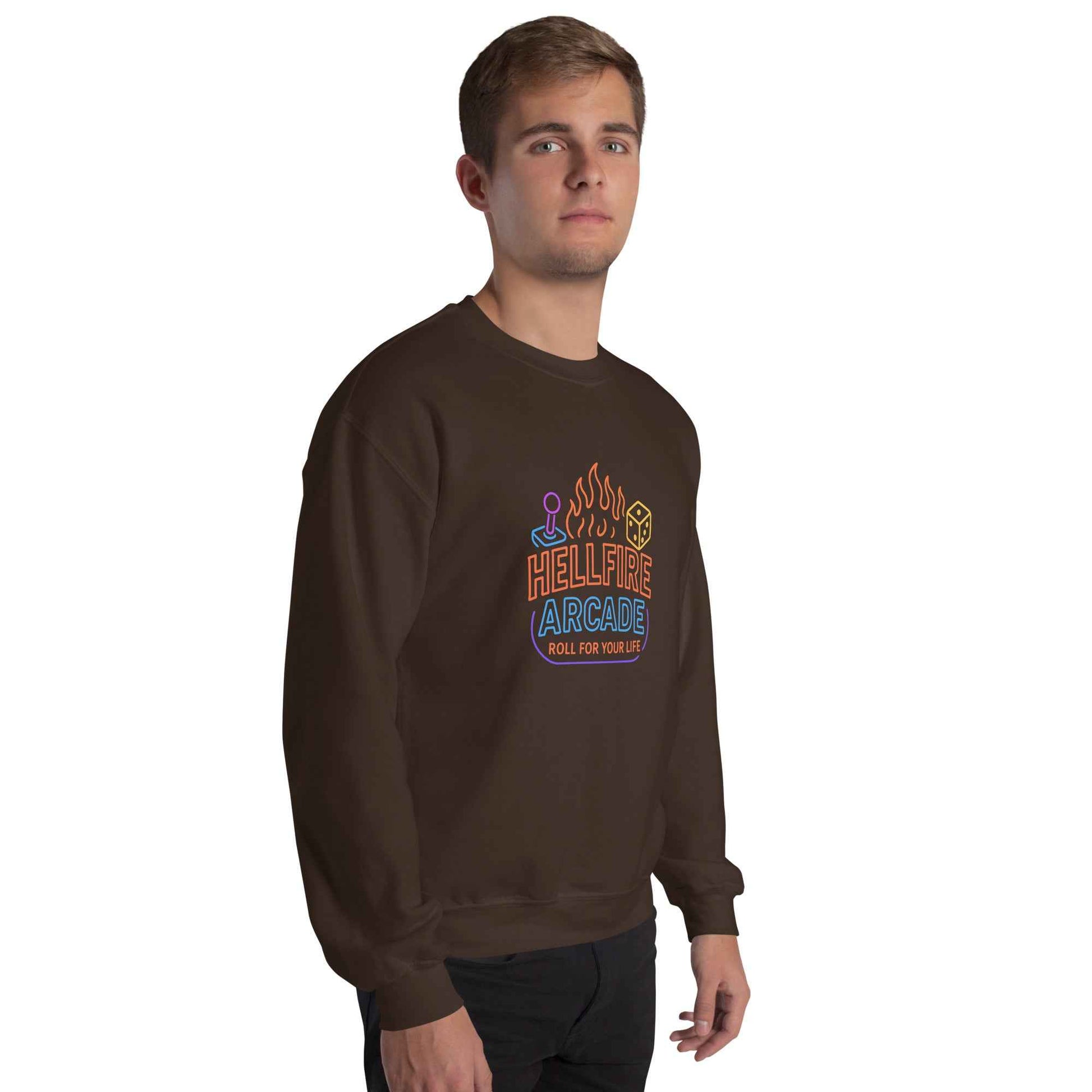 Hellfire Arcade — Hawkins’ Premier Gaming Den Unisex Sweatshirt