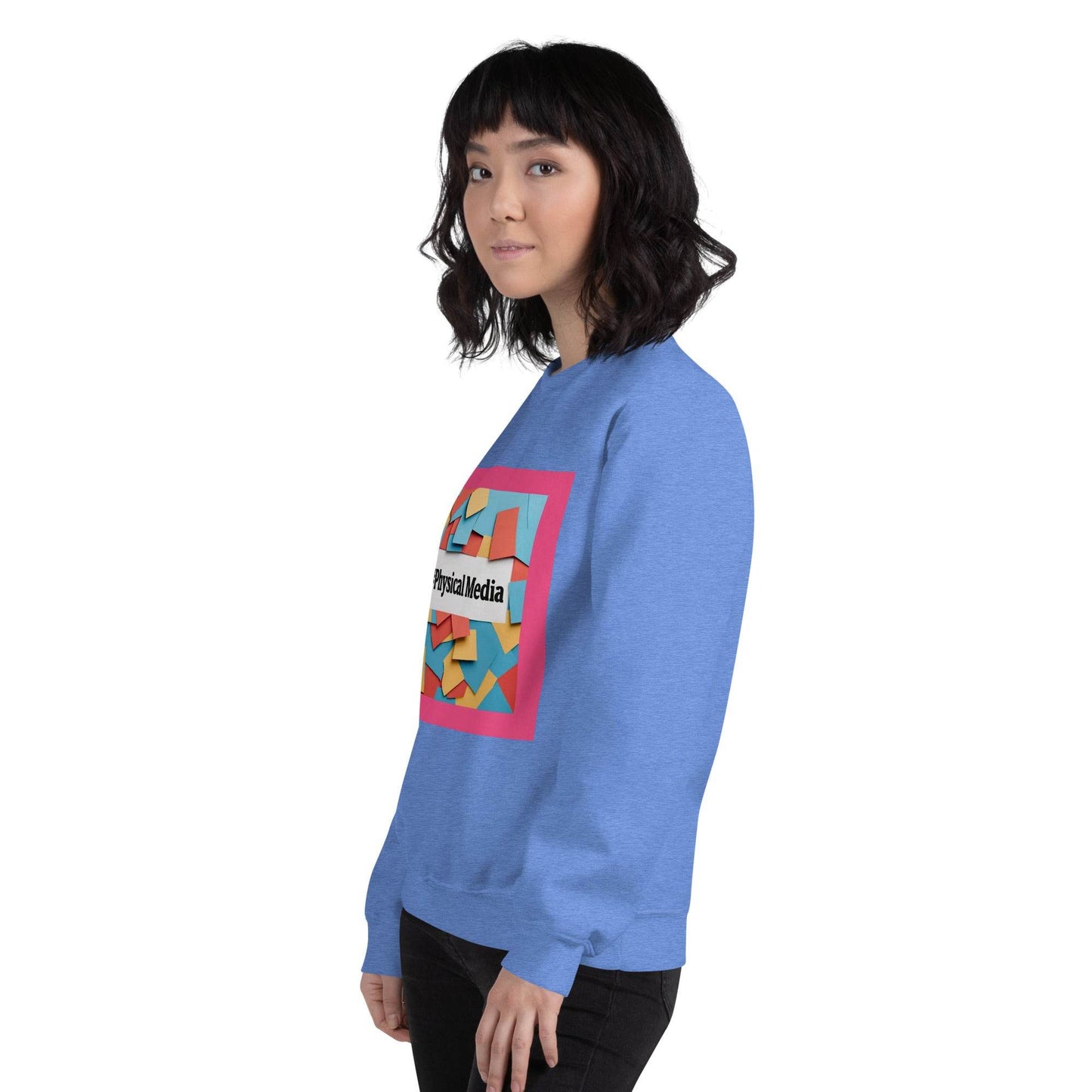 #PhysicalMedia Unisex Sweatshirt - Rare Plus Apparel!