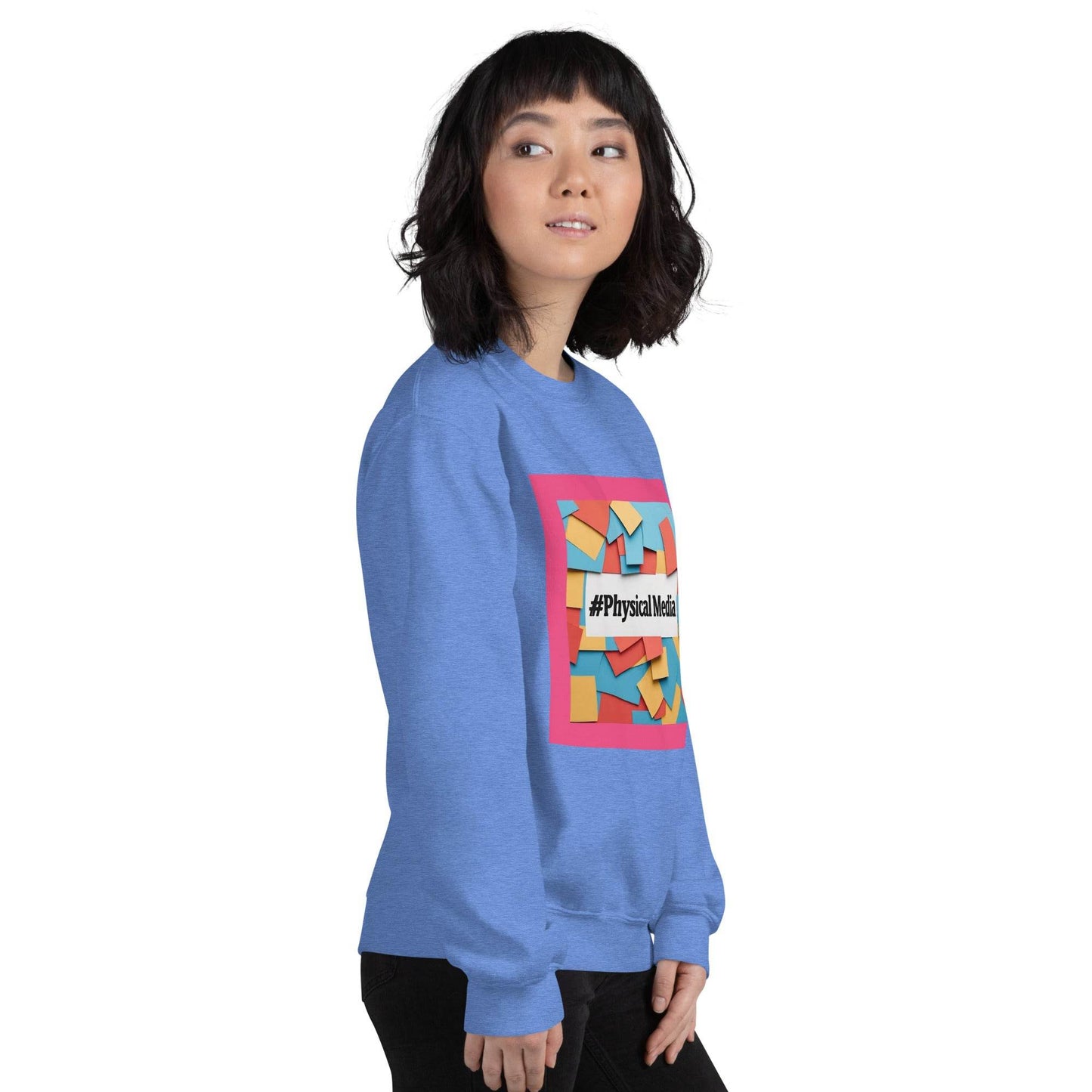 #PhysicalMedia Unisex Sweatshirt - Rare Plus Apparel!