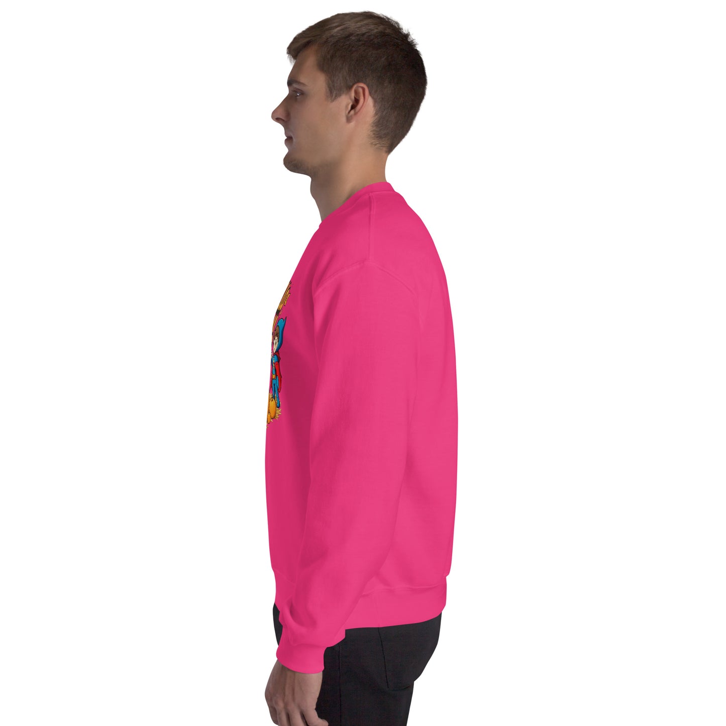 Hello Fall Unisex Sweatshirt from Rare Plus Apparel – unique movie & pop culture inspired design.