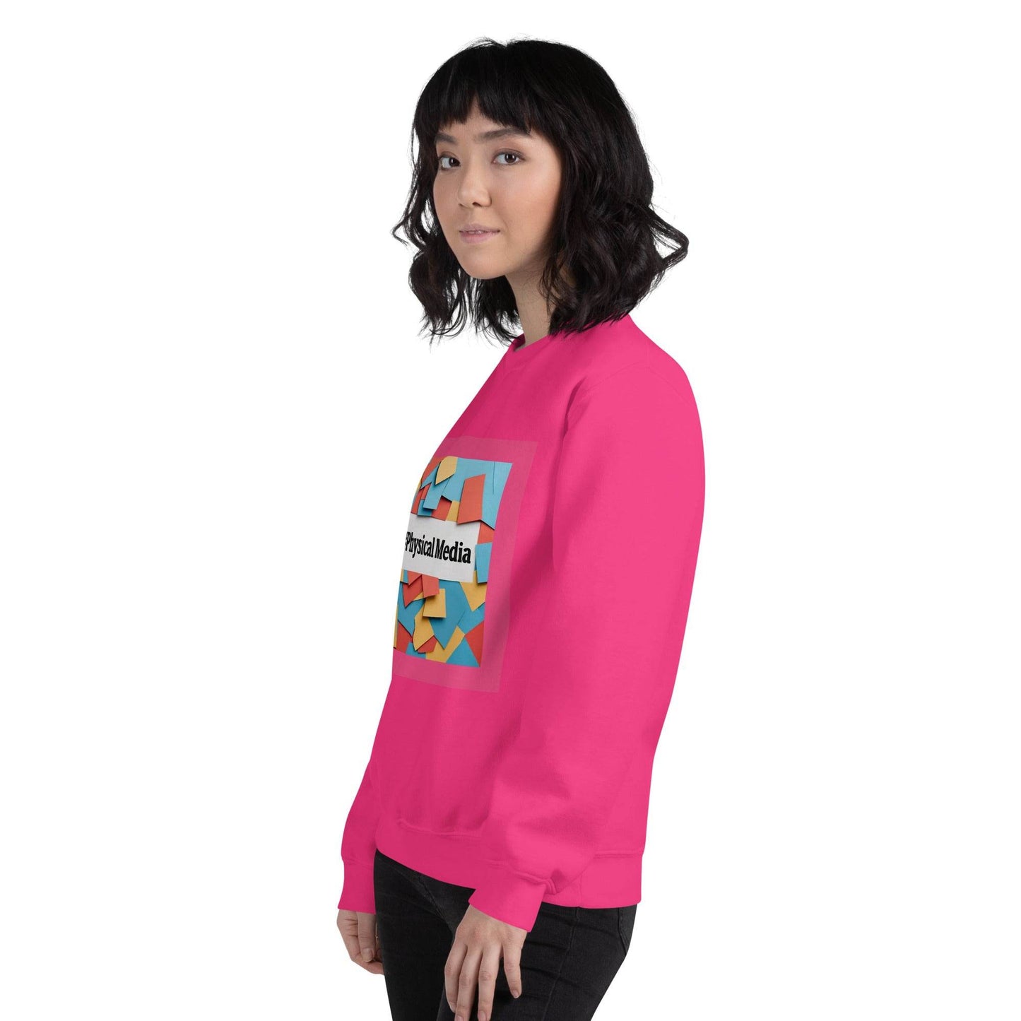 #PhysicalMedia Unisex Sweatshirt - Rare Plus Apparel!