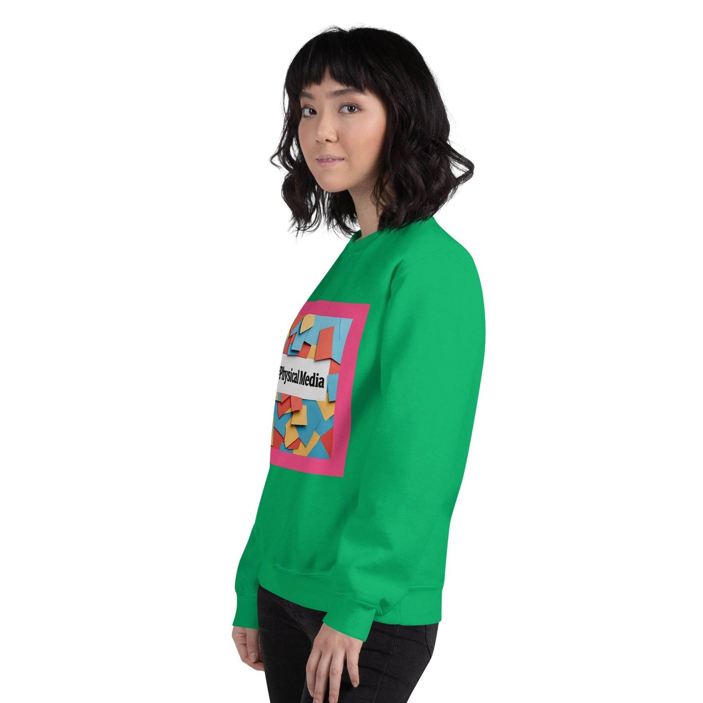 #PhysicalMedia Unisex Sweatshirt - Rare Plus Apparel!